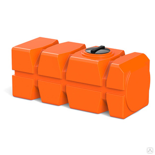 Горизонтальная емкость FG 1000 (крышка 350мм) Оранжевая #1