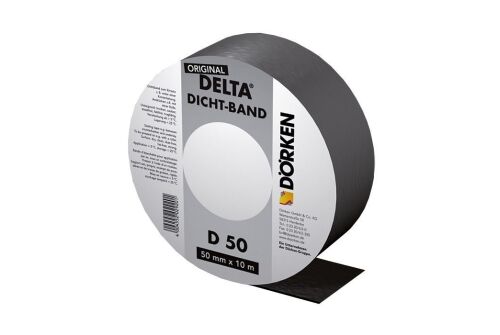 Delta-Dicht Band DB 50 уплотнительная самоклеящаяся лента из битум-каучука для контробрешетки
