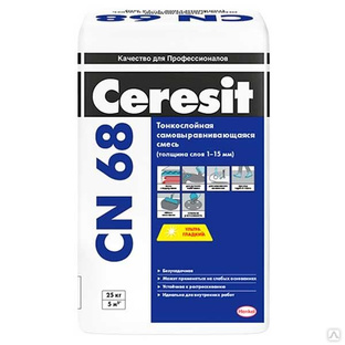 Смесь Ceresit CN 68 самовыравнивающая 25 кг 