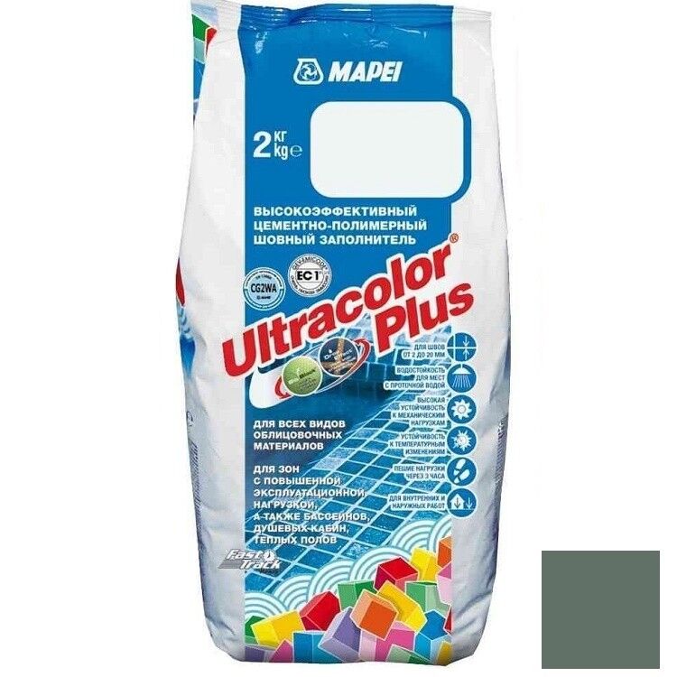 Затирка Mapei Ultracolor Plus №260 оливковая 2 кг