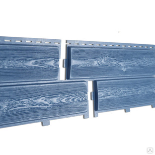 Фасадная панель "хокла" (юп) color голубика 2000*250 мм Ю-пласт 