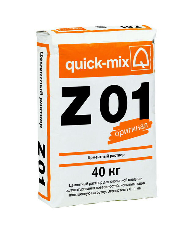 Цементный раствор Z 01 Quick-mix