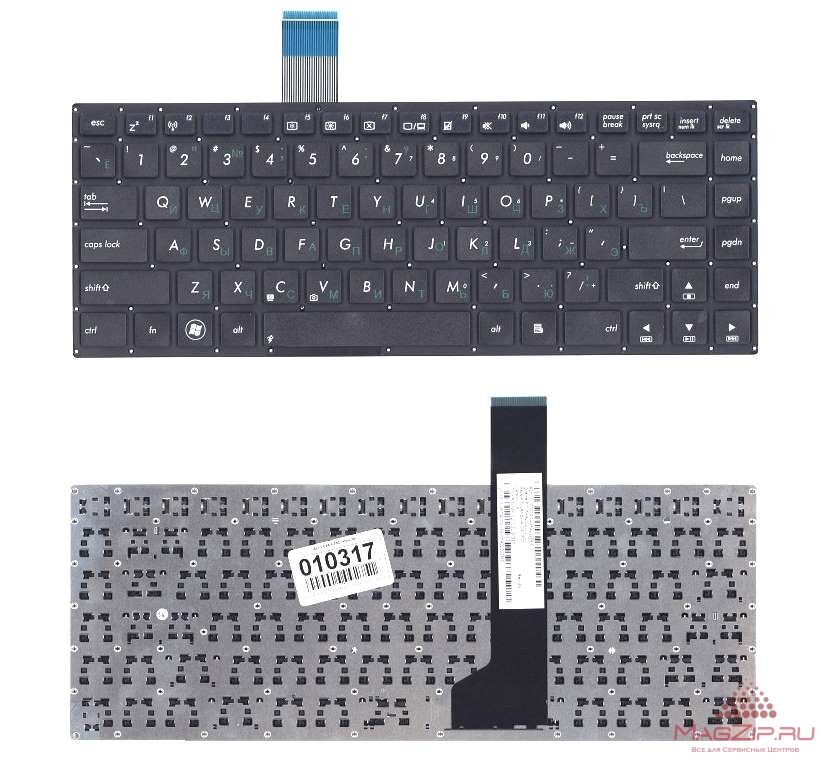 Клавиатура для ноутбука ASUS K46 K46C черная