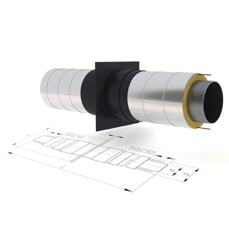 Опора неподвижная 159х4,5/400х20 в ППУ ОЦ 280 мм в Нижнем Новгороде ...