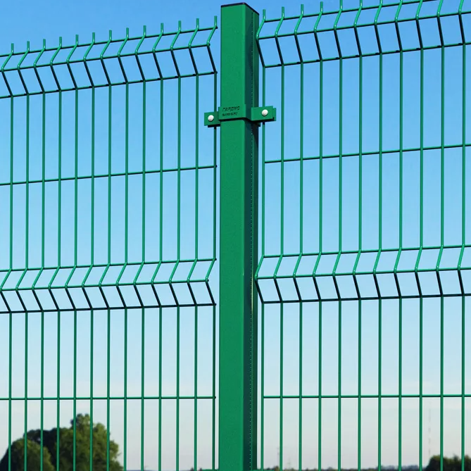 Забор из сварной сетки в использовании