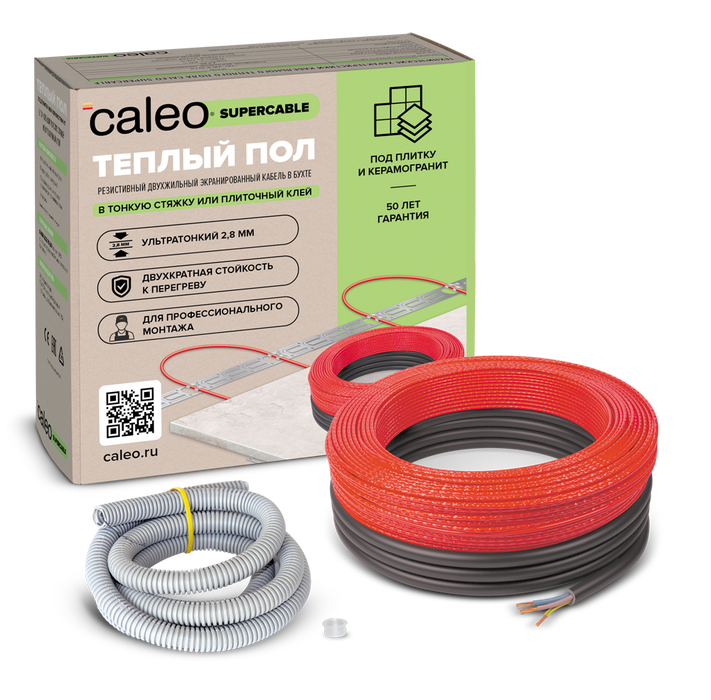 Caleo Supercable 18W-20 нагревательный кабель 3 м2