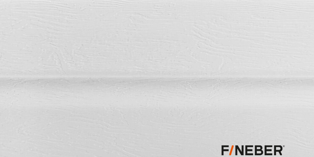 Сайдинг виниловый FineBer Standart 3,66х0,205 м (0,75 м2) Белый
