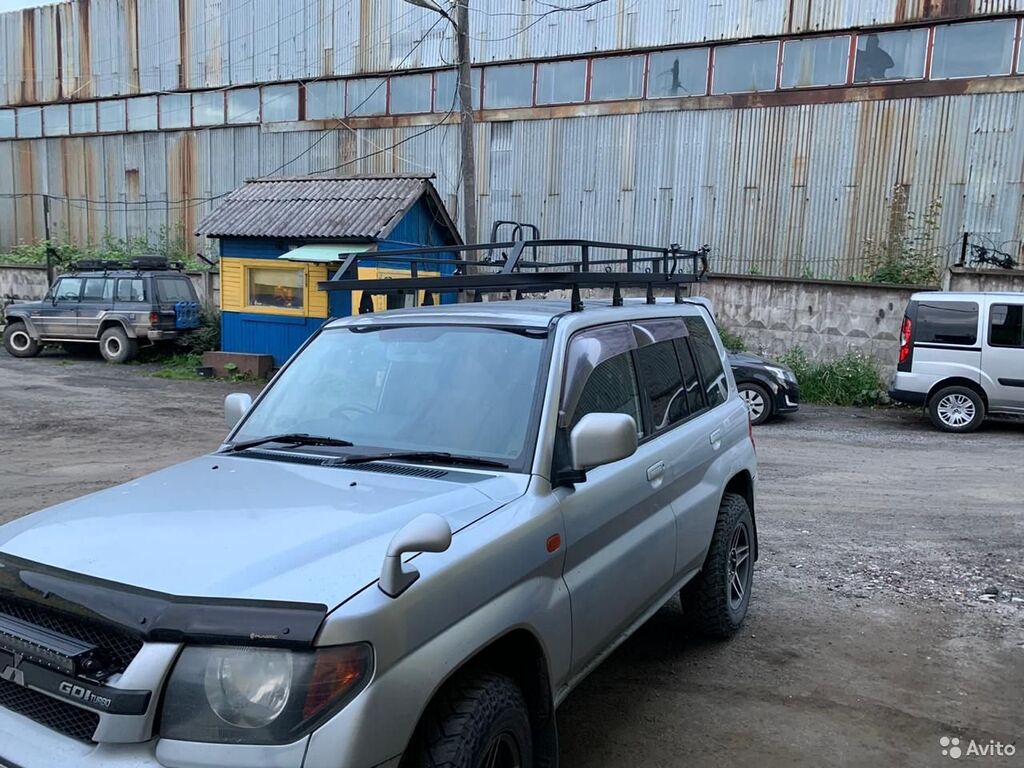 Багажник для Mitsubishi Pajero IO (аэродинамическая дуга), арт.8809+8827+8845