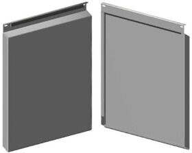 Фасадная металлокассета закрытого типа 0,5мм RAL крашенные 550х550