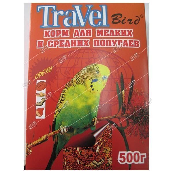 ТреВел корм для мелких и средних попугаев Орехи 0,5 кг (21) TraVel