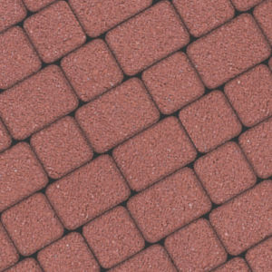 Классико (красный) Стандарт плитка тротуарная вибропрессованная Выбор толщина 6 см арт.Б.1.КО.6