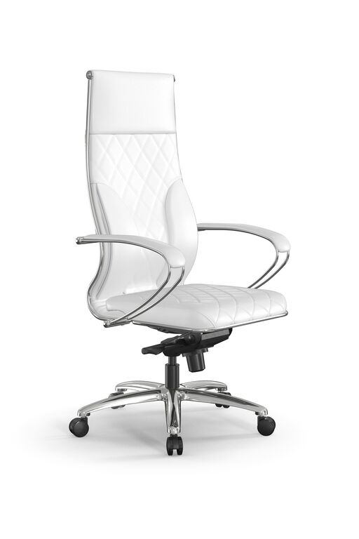 Кресло офисное МЕТТА L 1c 44M/К, основание 838, мультиблок, цвет белый лебедь