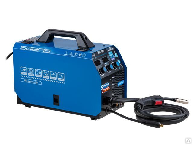 Полуавтомат сварочный Solaris MIG-201 (230В, MIG/SPOT/FLUX/MMA/TIG ...