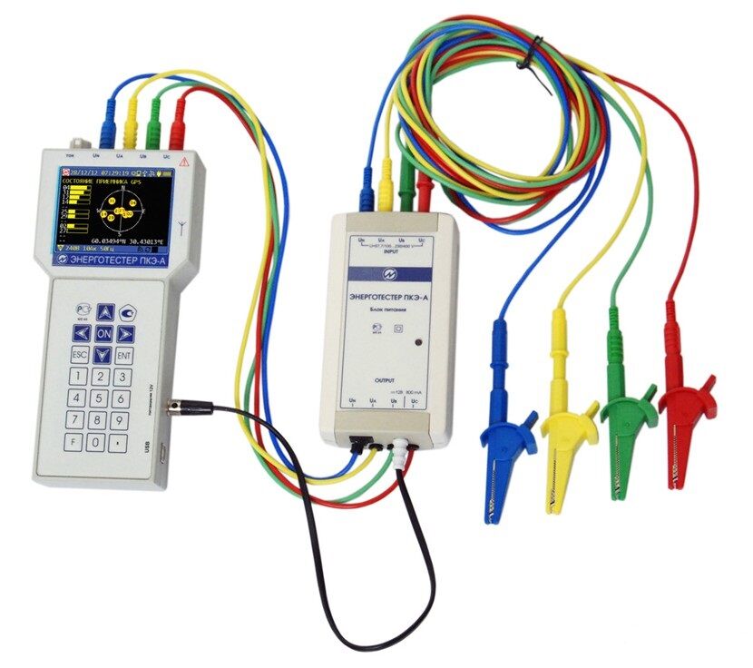Энерготестер ПКЭ-А-С4 — прибор для измерения показателей качества электрической энергии и электроэнергетических величин