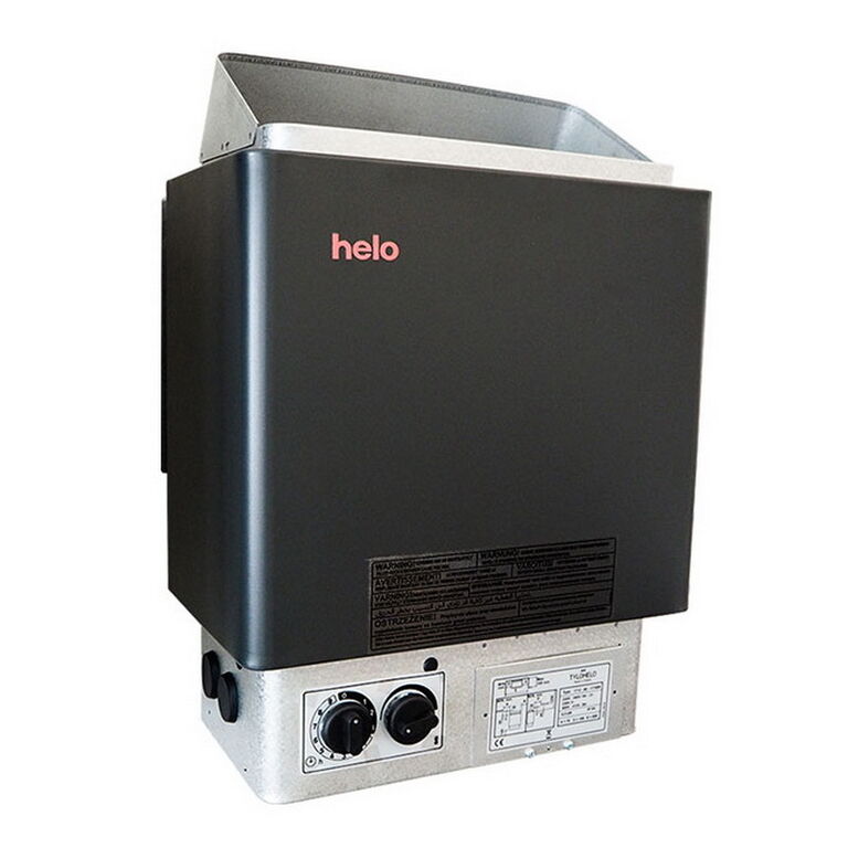Печь для сауны Helo Cup 80 ST (черная, со встроенным пультом)