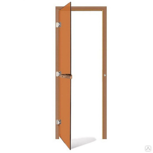 Дверь для бани Sawo 730-3SGDL (7х19, бронза, левая, без порога, кедр) Sawo #1