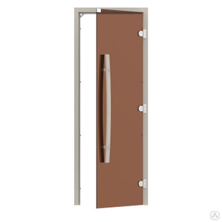 Дверь для бани Sawo 741-3SGAR (7х19, бронза, правая, без порога, с вертик. #1