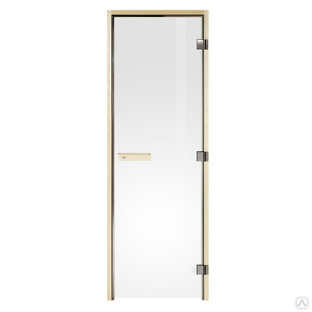 Дверь для сауны Tylo DGL 9x20 (прозрачная, осина, арт. 91031906) Tylo #1