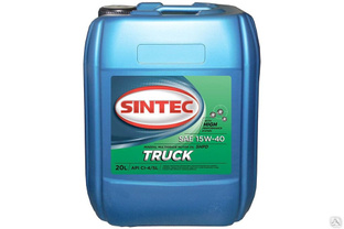 Масло моторное Sintec TRUCK SAE 15W-40 API CI-4/SL канистра 20л/Motor oil 20l can 