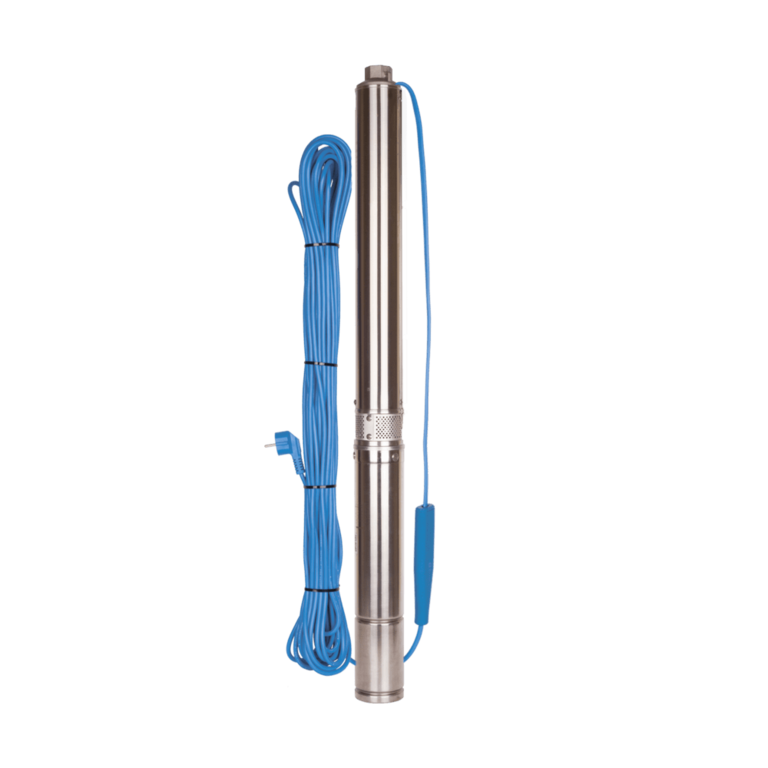 Насос скважинный с плавным пуском Aquario ASP1Е-55-75 (Р) (встр. конд, каб. 35 м)