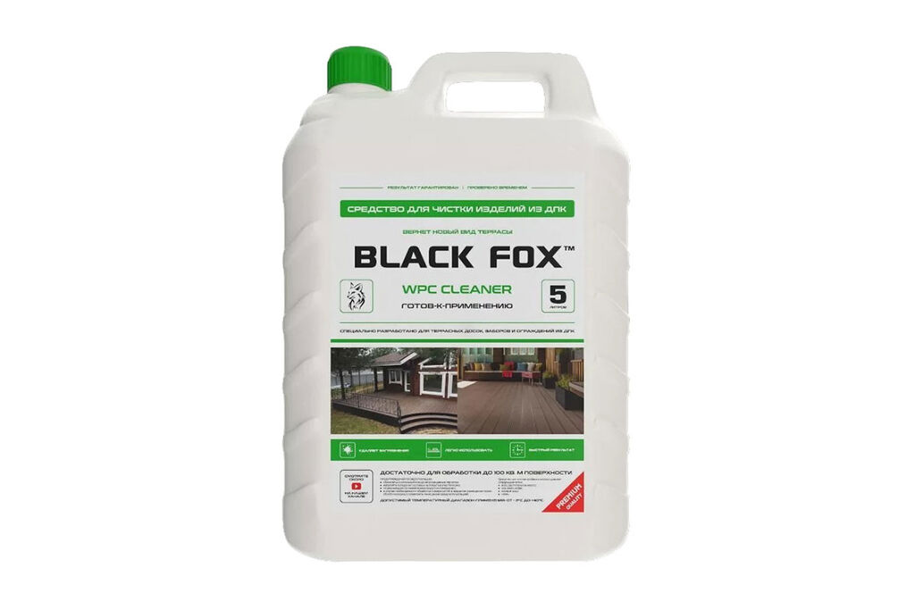 Чистящее средство для ДПК Black Fox 5 л прозрачный
