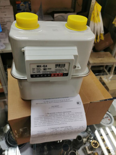 Счетчик газа MK-G4T бытовой правый G11/4" с термокоррекцией #1