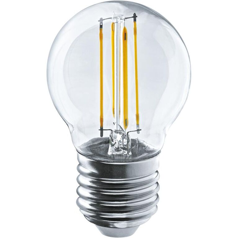 Лампа светодиодная филаментная 80 881 OLL-F-G45-08-230-4K-E27 8Вт шар прозрачная 4000К нейтр. бел. E27 800лм 220-240В ОН