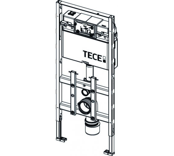 Застенный модуль TECE ТЕСЕlux 100, высота установки 1120 мм 9600100