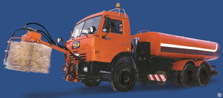 Комбинированные Дорожные Машины ЭД-405 на базе КамАЗ 65115 в Комплектации № 5 оснащены:
- Поливомоечным оборудованием (цистерна объемом 9,7 куб.м.);
- Оборудованием для мойки барьерных ограждений;
- Средней подметальной щеткой;
- Соплами. 