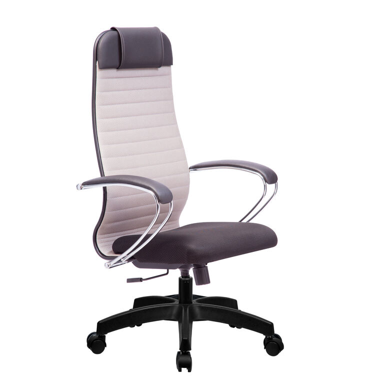 Кресло офисное Метта Комплект 23 (светло-серый), пластик PL