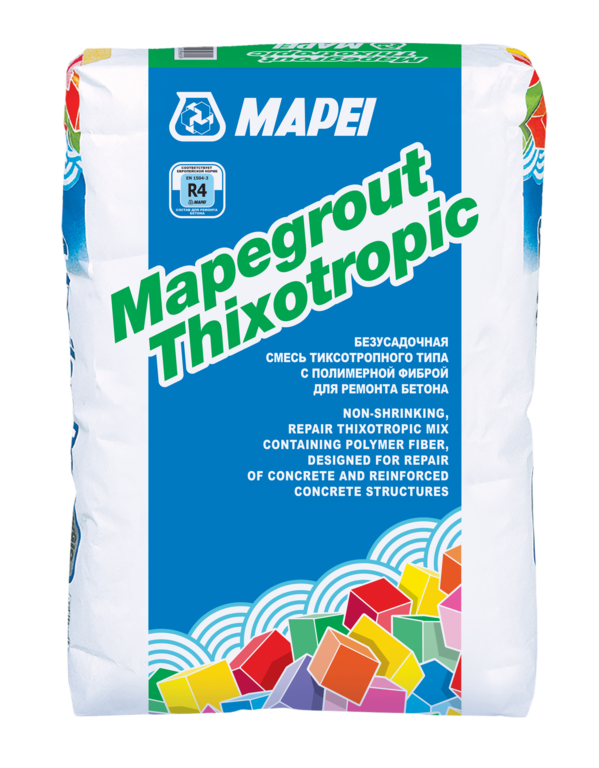 Смесь ремонтная тиксотропного типа Mapei Mapegrout Thixotropic