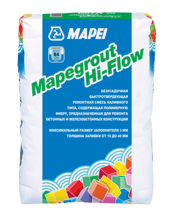 Смесь ремонтная наливного типа Mapei Mapegrout Hi-Flow