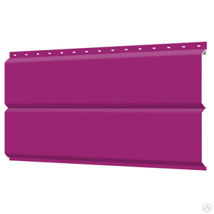 Сайдинг металлический ЕВРО-БРУС под брус RAL4006 Пурпурный 