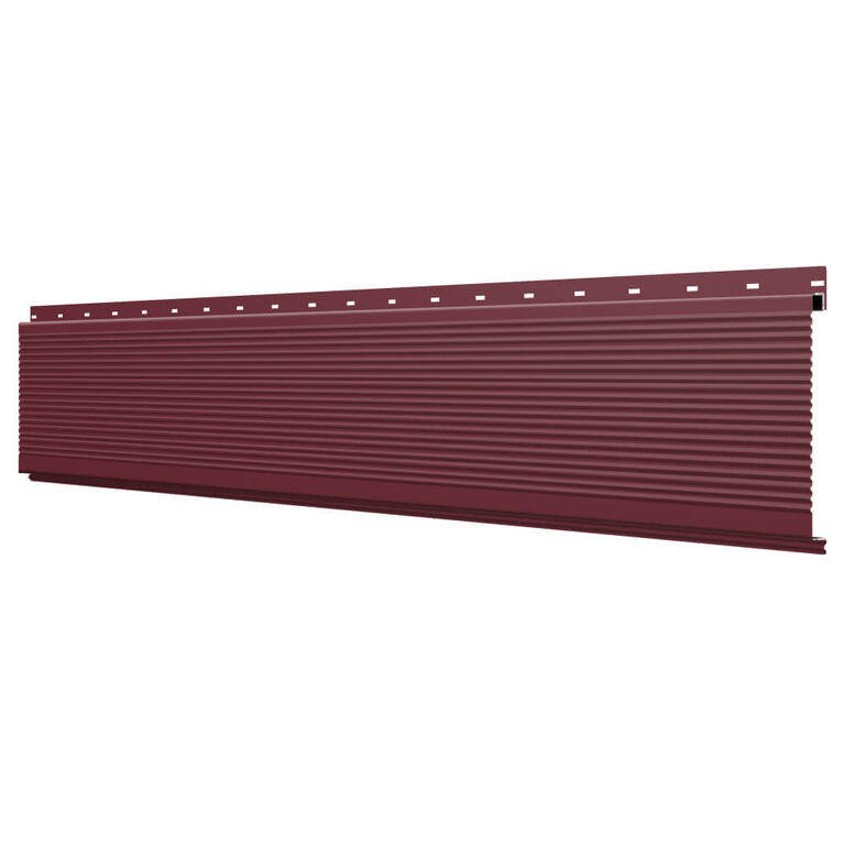 Линеарная потолочно-стеновая панель рифленая RAL3005 Красное Вино