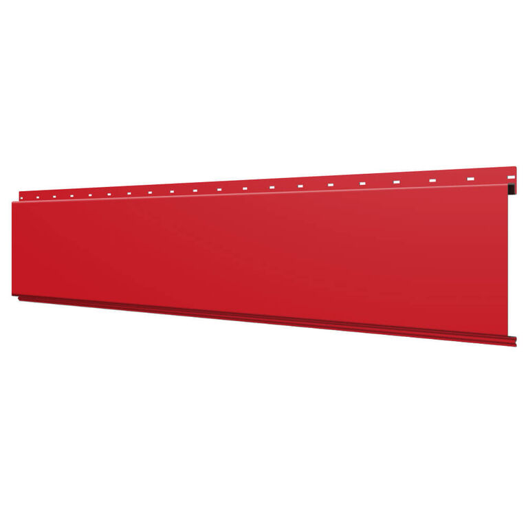 Линеарная потолочно-стеновая панель гладкая RAL3020 Красный
