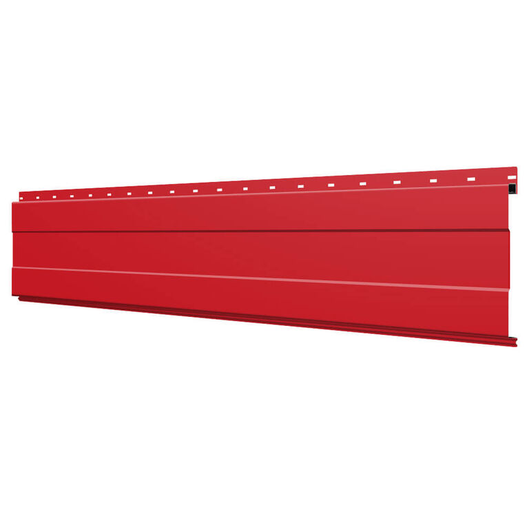 Линеарная потолочно-стеновая панель с полосой RAL3020 Красный