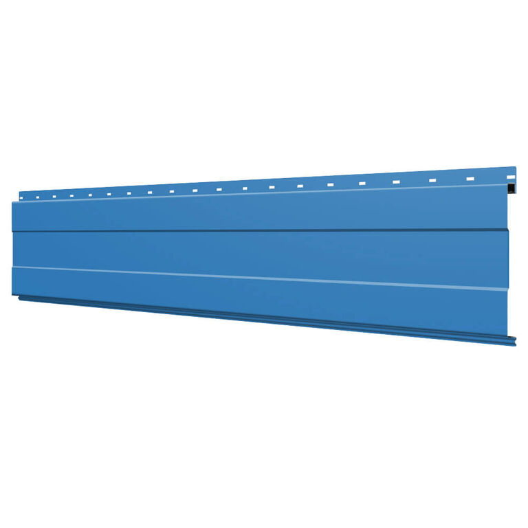 Линеарная потолочно-стеновая панель с полосой RAL5015 Небесно-Голубой