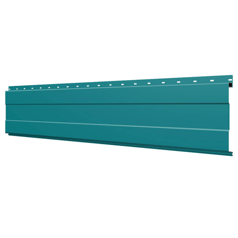 Линеарная потолочно-стеновая панель с полосой RAL5021 Морская Волна
