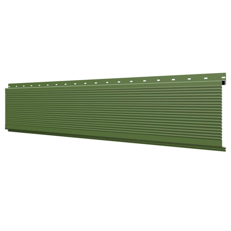 Линеарная потолочно-стеновая панель рифленая RAL6002 Зеленый Лист
