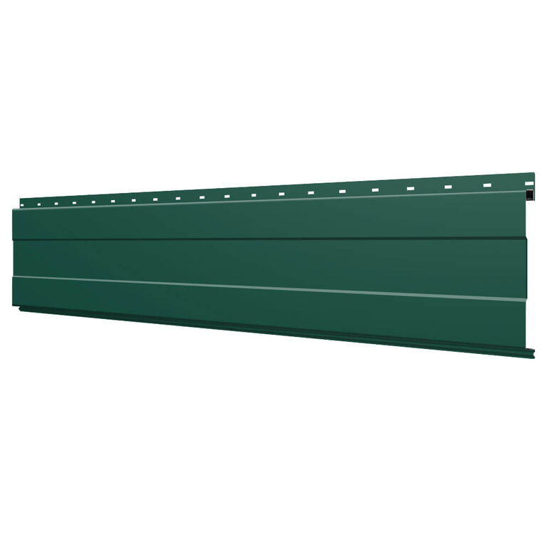 Линеарная потолочно-стеновая панель с полосой RAL6005 Зеленый Мох