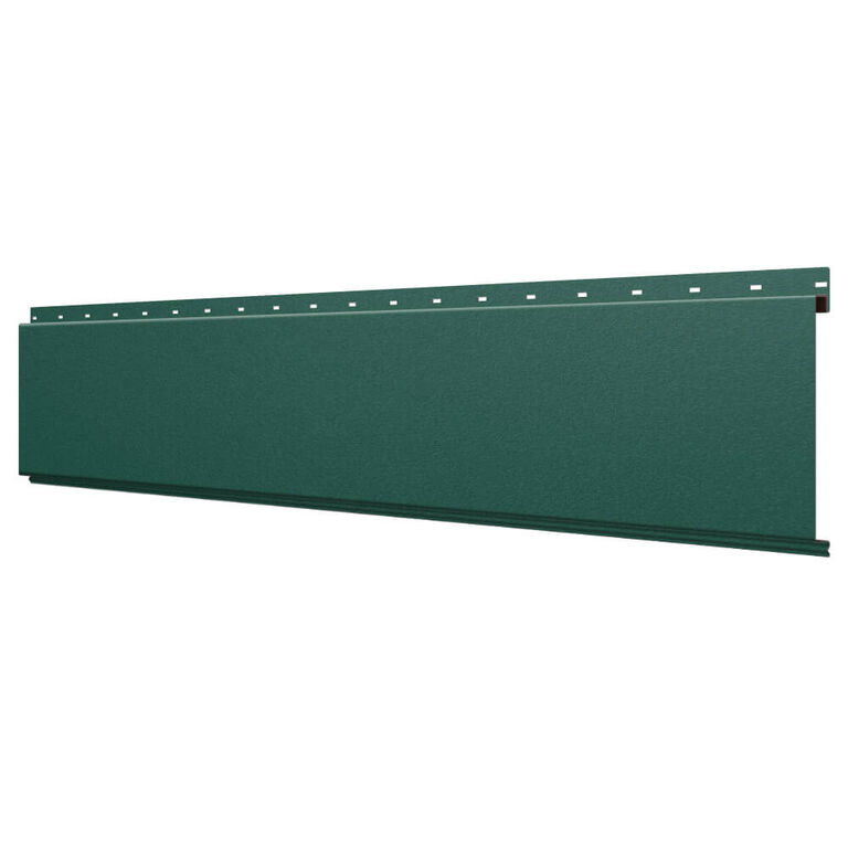 Линеарная потолочно-стеновая панель гладкая RAL6005 Зеленый Мох Стальной Бархат Северсталь