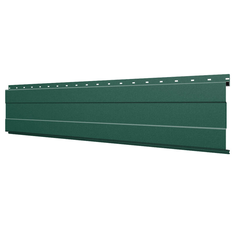 Линеарная потолочно-стеновая панель с полосой RAL6005 Зеленый Мох Стальной Бархат Северсталь