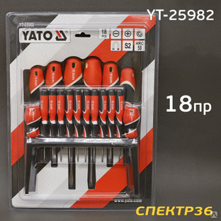 Набор отверток YATO YT-25982 (18пр) #1