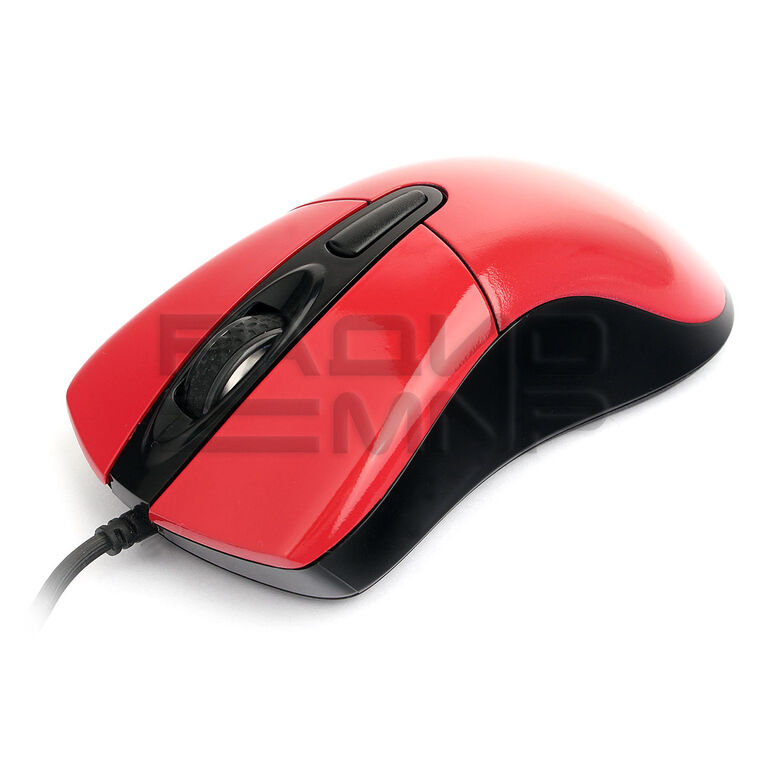 Мышь компьютерная "Gembird" MOP-415-R, USB, 3кн.+колесо кнопка, 2400DPI, кабель 1,4м (красный) 2
