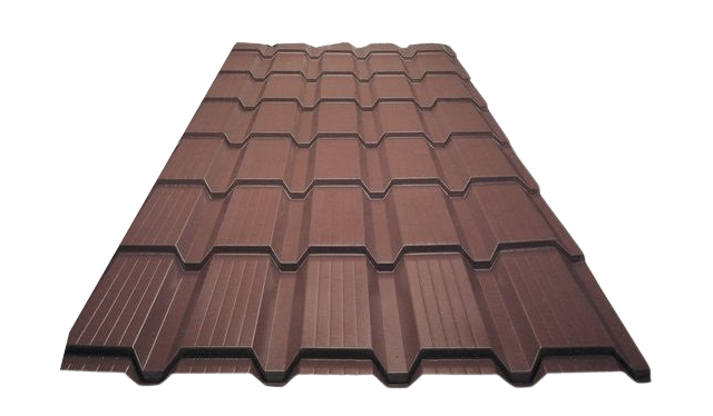 Металлочерепица Каскад (Solano 30-Chocolate Brown-0.5)