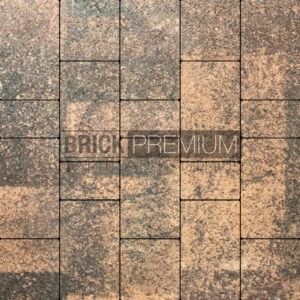 Тротуарная плитка Калипсо Клинкер гранит 100х160 мм Brick Premium Гранитная