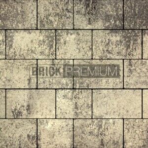 Тротуарная плитка Квадро Алькантара гранит 250х200 мм Brick Premium Гранитная