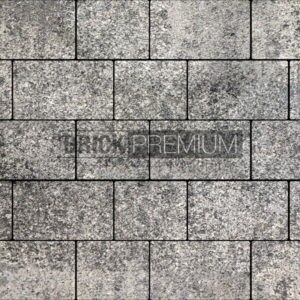 Тротуарная плитка Квадро Базальт гранит 250х200 мм Brick Premium Гранитная