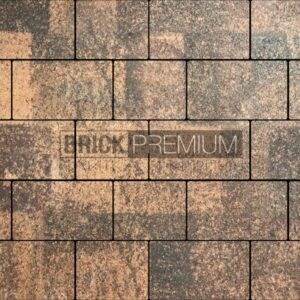 Тротуарная плитка Квадро Клинкер гранит 250х200 мм Brick Premium Гранитная