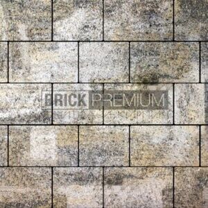 Тротуарная плитка Квадро Оникс гранит 350х200 мм Brick Premium Гранитная